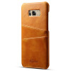 Чохол Fierre Shann Retro Oil Wax Texture Samsung Galaxy S8+/G955 жовтий