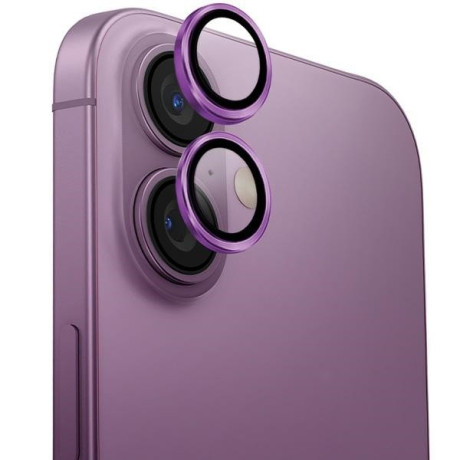 Захисне скло для камери Uniq Optix Aluminum Camera Lens для iPhone 16 / iPhone 16 Plus - Pink