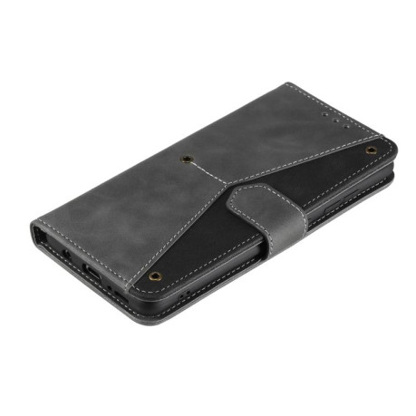 Чехол-книжка Stitching Skin Feel для Redmi Note 14 Pro 4G - серый