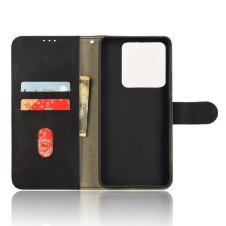 Чехол-книжка Retro Skin Feel Business Magnetic на Xiaomi Poco M7 Pro 5G - черный
