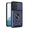Противоударный чехол Camera Sliding для Samsung Galaxy S23 5G - синий