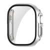 Противоударная накладка с защитным стеклом ENKAY для Apple Watch Ultra 49mm - серебристая