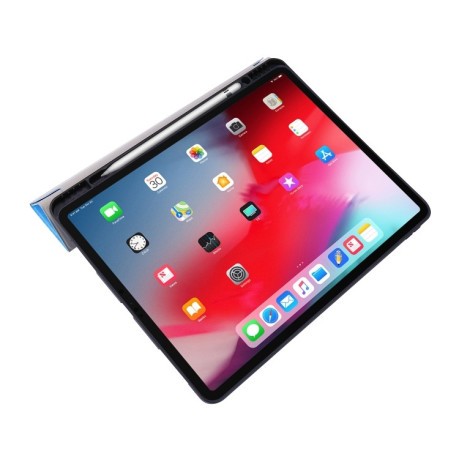 Чохол-книжка Silk Texture Horizontal Deformation Flip на iPad Pro 11 (2020)/Air 10.9 2020/Pro 11 2018- блакитний