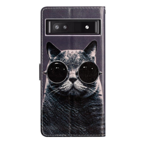 Чехол-книжка Colored Drawing Pattern для Google Pixel 9a - разноцветные