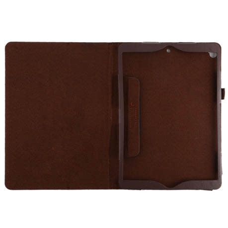 Чехол-книжка Litchi Texture для iPad 10.5 / iPad 10.2 2021/2020/2019 - коричневый
