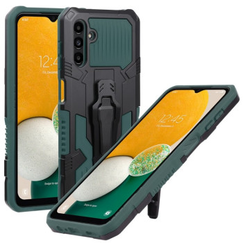 Противоударный чехол Armor Warrior на Samsung Galaxy A04s/A13 5G - зеленый