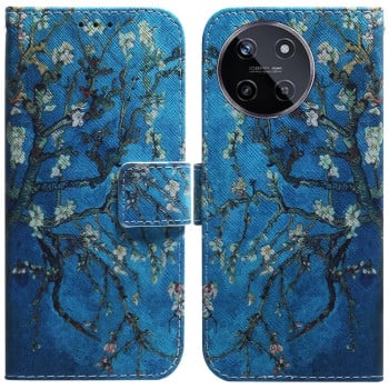 Чехол-книжка Coloured Drawing для Realme 11 4G Global - Apricot