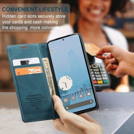 Чехол-книжка CaseMe-013 Multifunctional на Google Pixel 9 Pro XL - синий