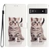 Чохол-книжка Colored Drawing Pattern для Google Pixel 10a/9a - різнокольорові