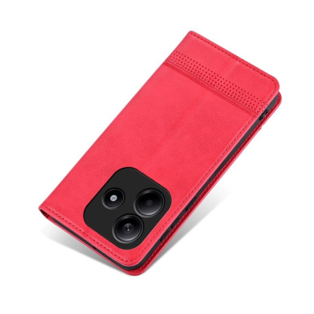 Чехол-книжка AZNS Magnetic Calf на Xiaomi Redmi Note 14 5G - красный