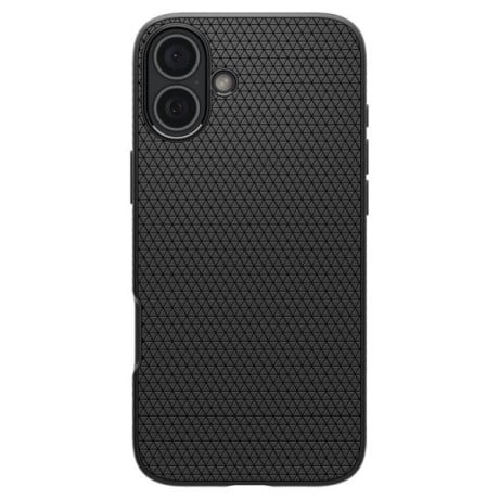 Оригинальный чехол Spigen Liquid Air на iPhone 16 Plus - Black