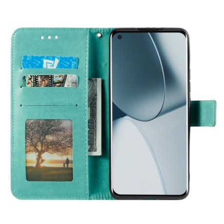 Чохол-книга Totem Flower для Xiaomi 14T Pro - зелений