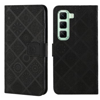 Чохол-книжка Ethnic Style для Infinix Hot 50 4G - чорний