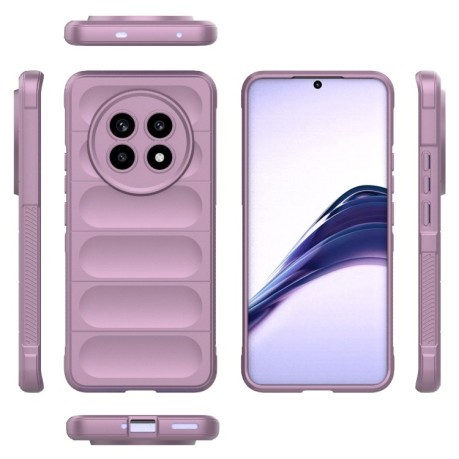 Силіконовий чохол Magic Flannel для Realme 13 Pro 5G - фіолетовий