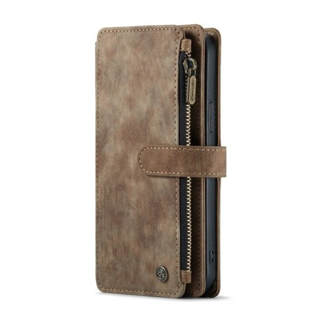 Чехол-кошелек CaseMe-C30 для iPhone 13 Pro Max - коричневый