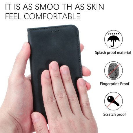 Чехол-книжка Retro Skin Feel Business Magnetic на Xiaomi Mi 11 - черный