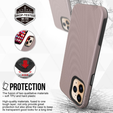 Противоударный чехол Triangle Armor на iPhone 12 Pro Max - розовое золото