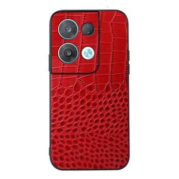 Протиударний чохол Crocodile Top Layer для OPPO Reno 8 - червоний