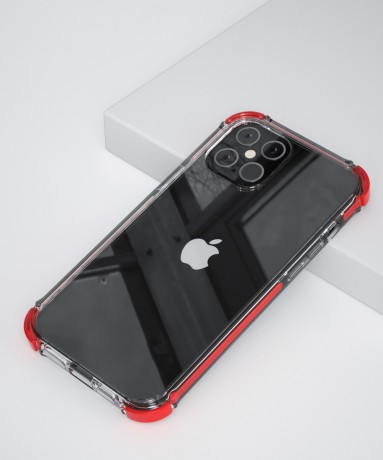 Чехол X-Fitted X-Defender Air Cushion Version для iPhone 12 Pro Max-красный