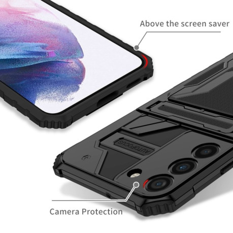 Противоударный чехол Armor Card для Samsung Galaxy S22 Plus 5G - черный