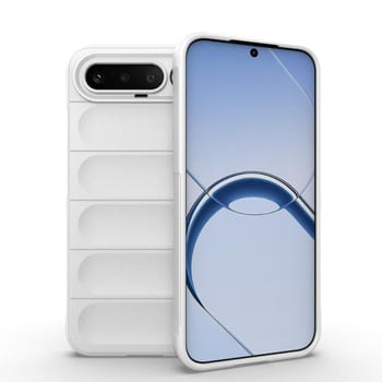 Силіконовий чохол Magic Flannel на Realme 16 5G Global — білий