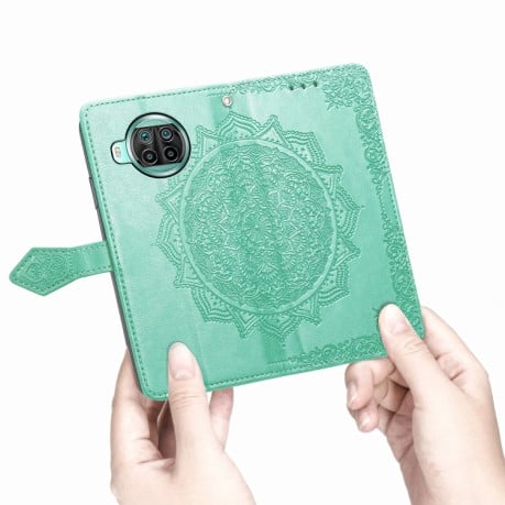 Чохол-книжка Mandala Embossing Xiaomi Mi 10T Lite - зелений