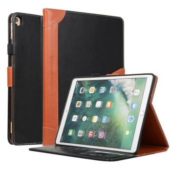 Кожаный чехол-книжка Book Style для iPad 9/8/7 10.2 (2019/2020/2021) / Pro 10.5 - черный