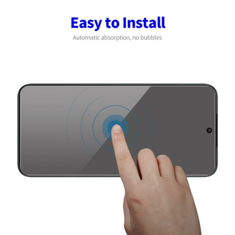 Защитное стекло ENKAY 28 Degree Privacy Screen для Samsung Galaxy A55 - черное