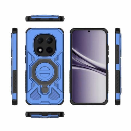 Противоударный чехол J-20 Solid Color MagSafe Magnetic для Redmi Note 15 Pro 5G Global 163.6mm — синий