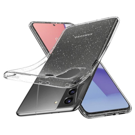 Оригинальный чехол Spigen Liquid Crystal для Samsung Galaxy S21 Plus Glitter Crystal