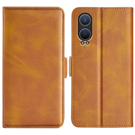 Чохол-книжка Dual-side Magnetic Buckle для OnePlus Nord CE4 Lite 5G - жовтий