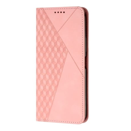 Чехол-книжка Diamond Splicing Skin Feel для Xiaomi Redmi Note 12 Pro Speed / Poco X5 Pro 5G - розовое золото