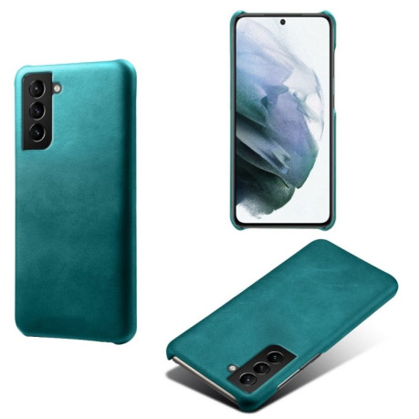 Противоударный чехол Calf Texture для Samsung Galaxy S22 - зеленый