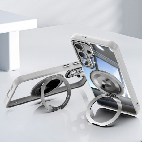Протиударний чохол MagSafe Acrylic Hybrid  для Samsung Galaxy S25+ 5G - сірий