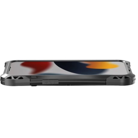 Противоударный металлический чехол R-JUST AMIRA Metal на iPhone 13 mini - черный