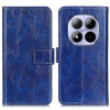 Чехол-книжка Magnetic Retro Crazy Horse Texture на Xiaomi Poco M8 Pro/Redmi Note 15 Pro+ 5G Global  — синий