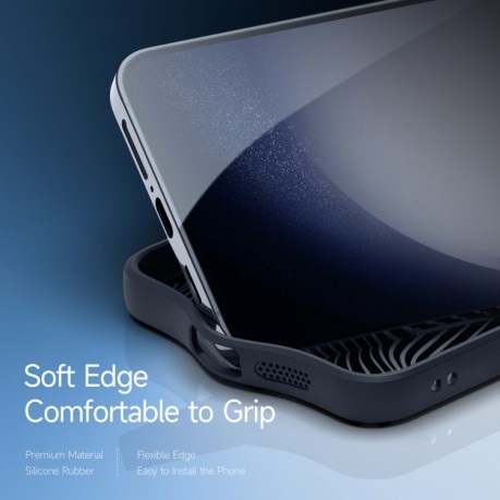 Чохол DUX DUCIS Aimo Series MagSafe Frosted Feel на Samsung Galaxy S24 5G - чорний