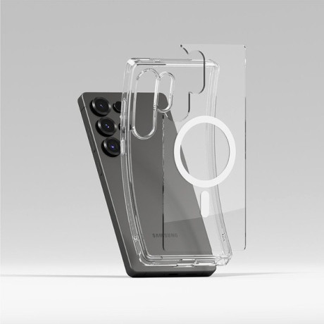 Оригинальный чехол Ringke Fusion MagSafe для Samsung Galaxy S25 Ultra - Clear