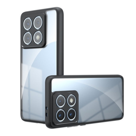 Противоударный чехол Armor Precise Hole PC Hybrid TPU для Xiaomi 14T Pro - прозрачный