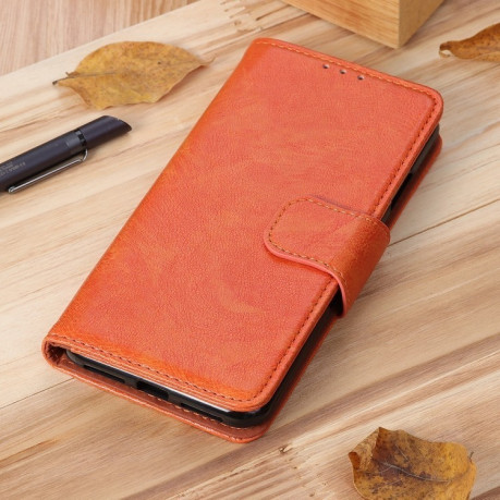 Чохол-книжка Mirren Crazy Horse для Xiaomi 14T Pro - помаранчевий