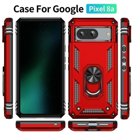 Противоударный чехол HMC 360 Degree Rotating Holder на Google Pixel 8a - красный