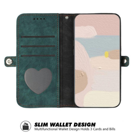 Чохол-книжка Side Buckle Double Fold Hand Strap Leather на OPPO Reno13 F/Reno13 FS - зелений