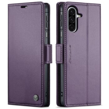 Чохол-книжка CaseMe 023 Butterfly Buckle Litchi RFID Anti-theft Leather  для Samsung Galaxy A26 5G - фіолетовий