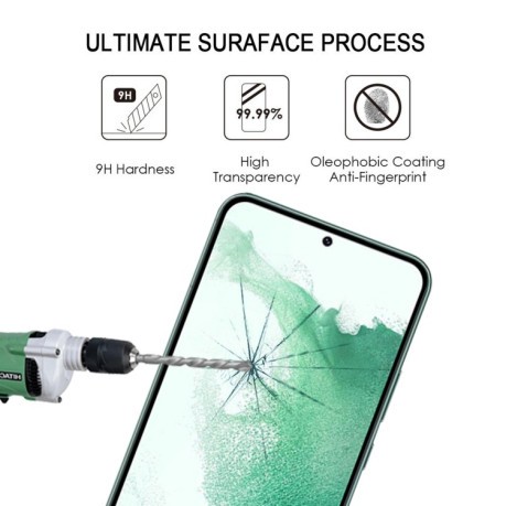 Захисне 3D Curved Edge Full Screen Edge Glue Tempered Glass для Samsung Galaxy S23+Plus 5G