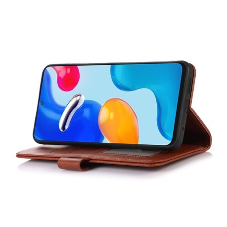 Чехол-книжка Cow Texture для iPhone 16 Pro Max - коричневый