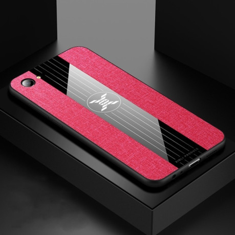 Протиударний чохол XINLI Stitching Cloth на OPPO A3 - червоний