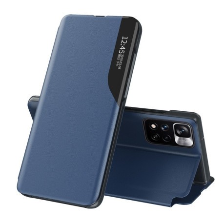 Чохол-книжка Clear View Standing Cover на Xiaomi Redmi Note 12 Pro 4G/11 Pro Global(4G/5G)/11E Pro 4G Global - синій