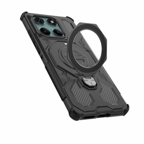 Противоударний чехол J-20 Solid Color MagSafe Magnetic на Motorola Edge 60 Fusion 5G - чорний
