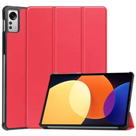 Чехол 3-fold Smart Cover для Xiaomi Pad 5 Pro 12.4- красный