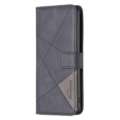 Чехол-книжка Rhombus Texture для на Samsung Galaxy M06 5G / F06 5G - черный